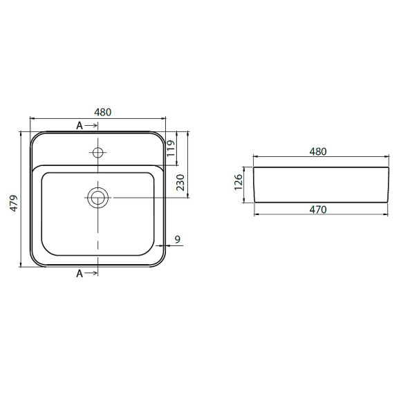 Раковина Allen Brau Liberty 2 48 4.32014.20 Белая Раковина Allen Brau Liberty 2 48 4.32014.20 Белая