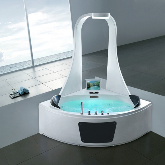 Акриловая ванна Gemy G9069 O 151х151 с гидромассажем Акриловая ванна Gemy G9069 O 151х151 с гидромассажем