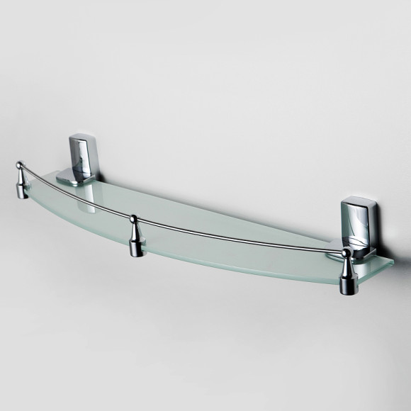 Стеклянная полка WasserKRAFT Leine K-5044 Хром Стеклянная полка WasserKRAFT Leine K-5044 Хром