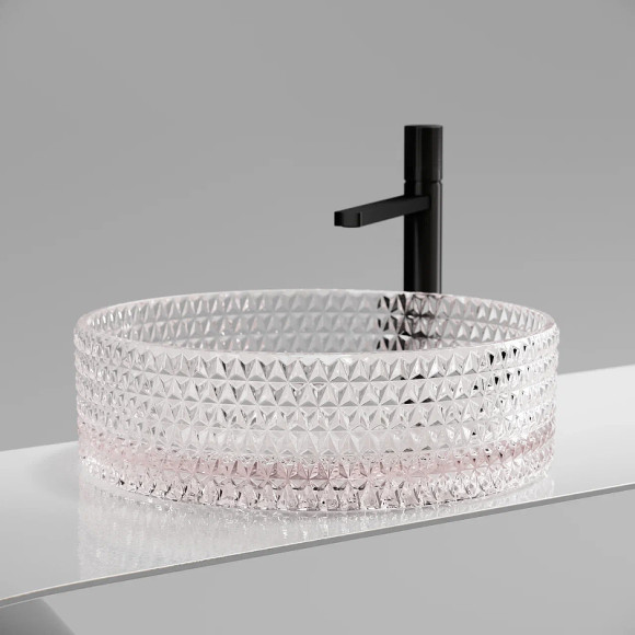 Раковина-чаша Ceramicanova Cristal 36 CN6061 Розовая