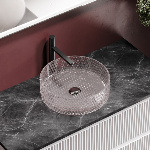 Раковина-чаша Ceramicanova Cristal 36 CN6061 Розовая