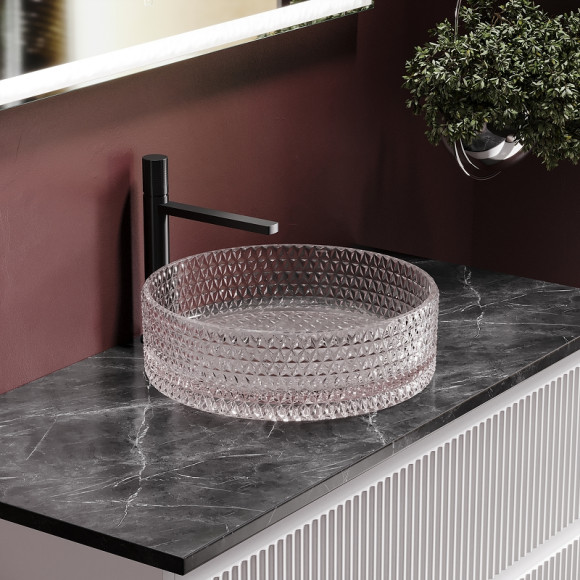 Раковина-чаша Ceramicanova Cristal 36 CN6061 Розовая