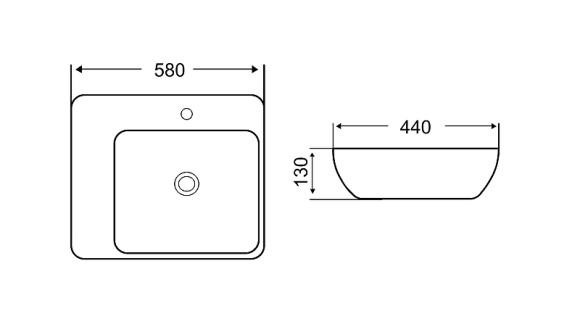 Раковина WeltWasser Elbach 1004 57 10000004594 Белый глянец Раковина WeltWasser Elbach 1004 57 10000004594 Белый глянец