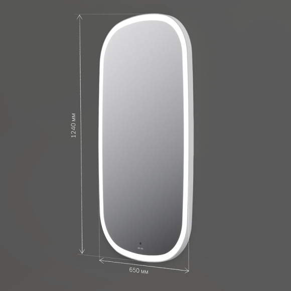 Зеркало AM.PM Func 65 M8FMOX0651WGH с подсветкой с ИК-сенсорным выключателем Зеркало AM.PM Func 65 M8FMOX0651WGH с подсветкой с ИК-сенсорным выключателем
