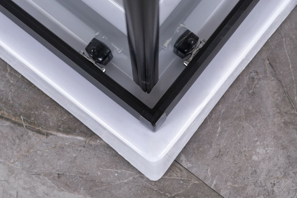 Душевой уголок Niagara Nova 80х80 NG-6888-08 BLACK профиль Черный стекло прозрачное Душевой уголок Niagara Nova 80х80 NG-6888-08 BLACK профиль Черный стекло прозрачное