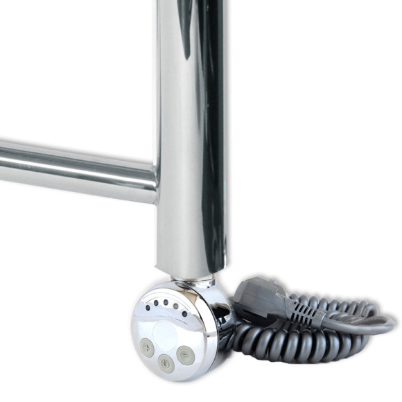 Электрический полотенцесушитель Ника Curve ЛZ/ВП 100x40 с полкой Хром Электрический полотенцесушитель Ника Curve ЛZ/ВП 100x40 с полкой Хром