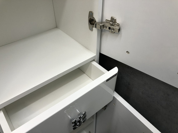 Шкаф пенал Comforty Монако 40 R 00003129168 Белый глянец