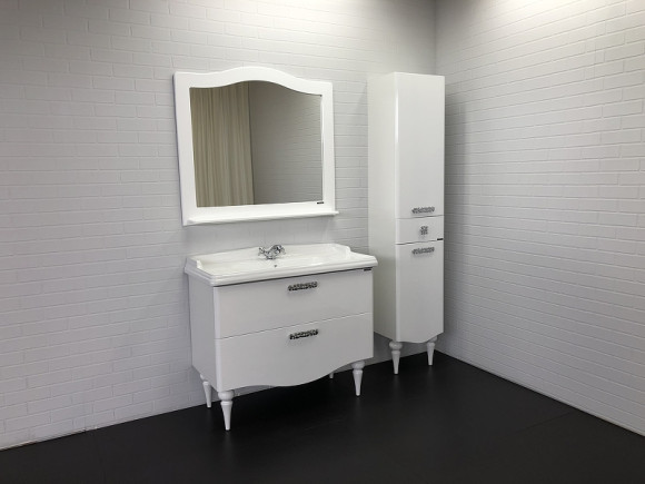 Шкаф пенал Comforty Монако 40 R 00003129168 Белый глянец