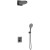 Душевая система Vincea Inspire VSFW-3I21T1GM с термостатом Вороненая сталь