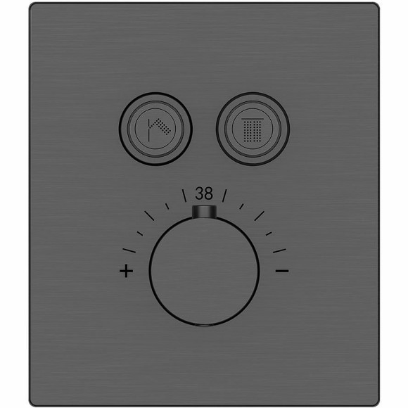 Душевая система Vincea Inspire VSFW-3I21T1GM с термостатом Вороненая сталь Душевая система Vincea Inspire VSFW-3I21T1GM с термостатом Вороненая сталь