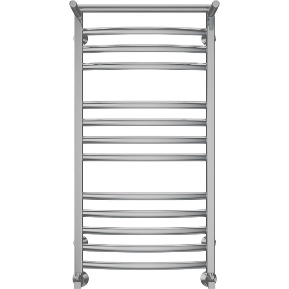 Водяной полотенцесушитель Terminus Енисей П13 500х1000 4670078529572 с полкой Хром, нижнее подключение, G 1/2" ВР, с угловым соединением Водяной полотенцесушитель Terminus Енисей П13 500х1000 4670078529572 с полкой Хром, нижнее подключение, G 1/2" ВР, с угловым соединением