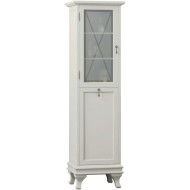 Шкаф пенал Opadiris Борджи 45 L Z0000012564 с бельевой корзиной Слоновая кость