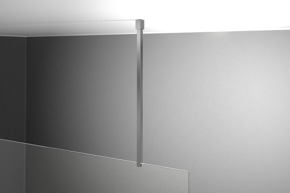 Душевая перегородка Jacob Delafon Contra 90 E22W90-GA профиль Хром стекло прозрачное Душевая перегородка Jacob Delafon Contra 90 E22W90-GA профиль Хром стекло прозрачное