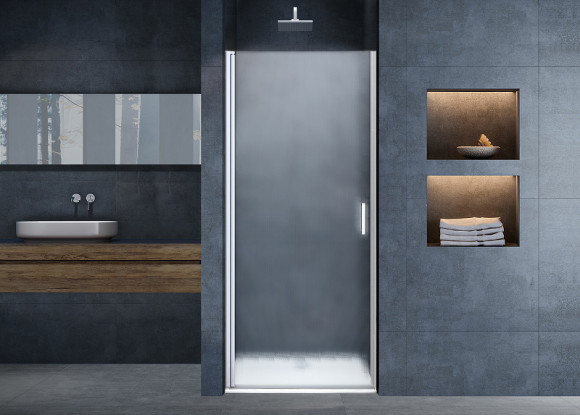 Душевая дверь Vincea Alpha 65 VDP-3AL650MT профиль Хром стекло текстурное