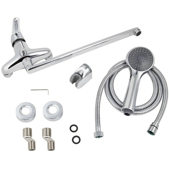 Смеситель для ванны Kaiser Nova 23055В универсальный Хром