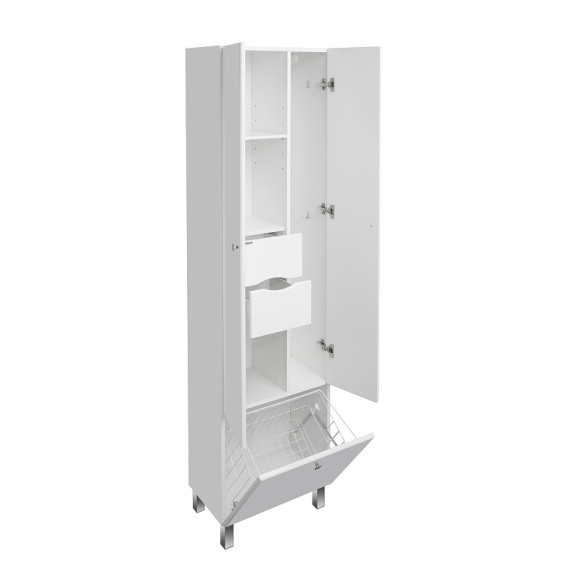 Шкаф пенал Aquaton Симпл 54 1A137403SL010 Белый