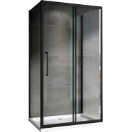 Душевой уголок Abber Schwarzer Diamant 160x50 AG30160BH-S50B-S50B профиль Черный стекло прозрачное Душевой уголок Abber Schwarzer Diamant 160x50 AG30160BH-S50B-S50B профиль Черный стекло прозрачное