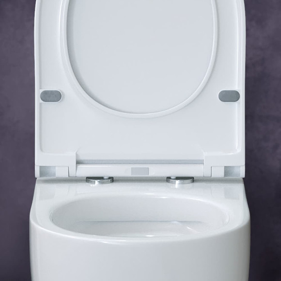 Унитаз Berges Ego XL Rimless 082118 подвесной с сиденьем Микролифт Унитаз Berges Ego XL Rimless 082118 подвесной с сиденьем Микролифт