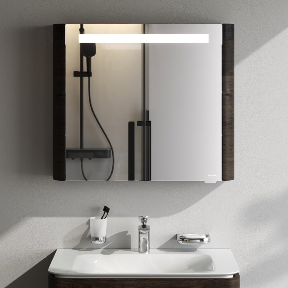 Зеркальный шкаф AM.PM Sensation 80 M30MCR0801TF Табачный дуб Зеркальный шкаф AM.PM Sensation 80 M30MCR0801TF Табачный дуб