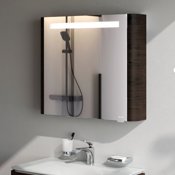 Зеркальный шкаф AM.PM Sensation 80 M30MCR0801TF Табачный дуб Зеркальный шкаф AM.PM Sensation 80 M30MCR0801TF Табачный дуб