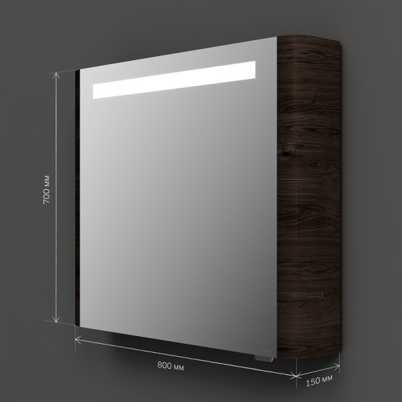 Зеркальный шкаф AM.PM Sensation 80 M30MCR0801TF Табачный дуб Зеркальный шкаф AM.PM Sensation 80 M30MCR0801TF Табачный дуб