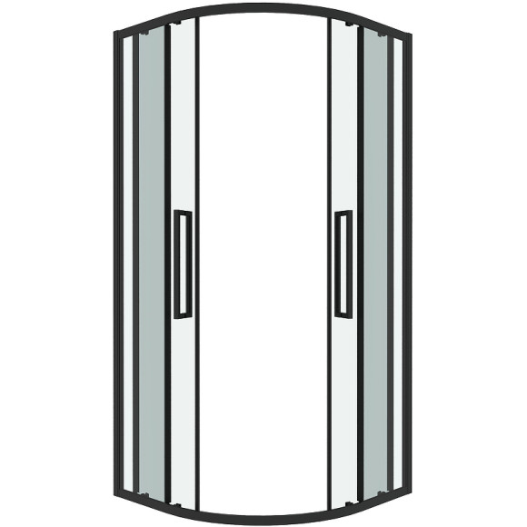 Душевой уголок Grossman Cosmo 90х90 301.K33.02.9090.21.00 профиль Черный матовый стекло прозрачное Душевой уголок Grossman Cosmo 90х90 301.K33.02.9090.21.00 профиль Черный матовый стекло прозрачное