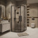 Душевой уголок Grossman Cosmo 90х90 301.K33.02.9090.21.00 профиль Черный матовый стекло прозрачное Душевой уголок Grossman Cosmo 90х90 301.K33.02.9090.21.00 профиль Черный матовый стекло прозрачное