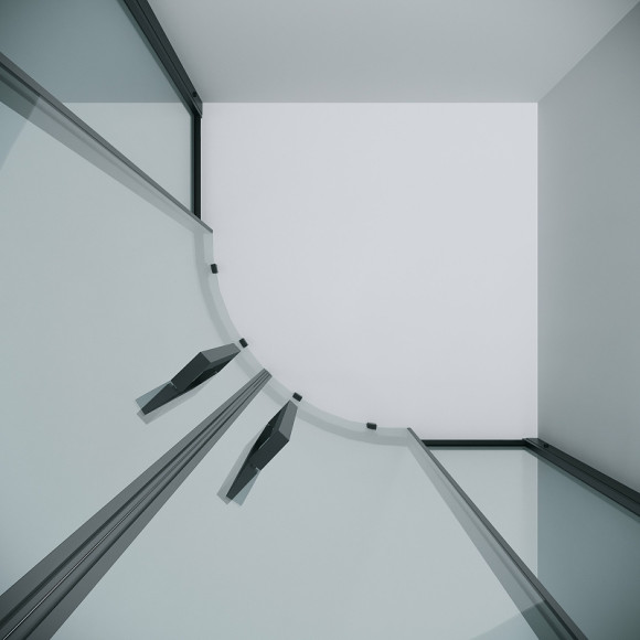 Душевой уголок Grossman Cosmo 90х90 301.K33.02.9090.21.00 профиль Черный матовый стекло прозрачное Душевой уголок Grossman Cosmo 90х90 301.K33.02.9090.21.00 профиль Черный матовый стекло прозрачное