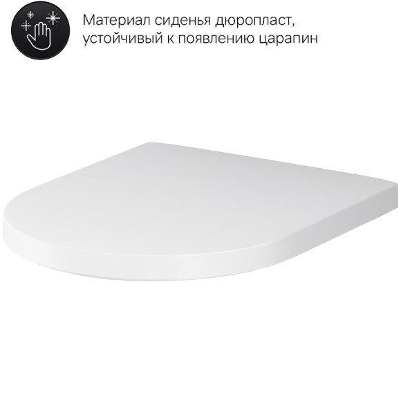 Унитаз AM.PM Sense FlashClean CK74H0403W подвесной с гигиеническим душем и ершиком с сиденьем Микролифт Унитаз AM.PM Sense FlashClean CK74H0403W подвесной с гигиеническим душем и ершиком с сиденьем Микролифт