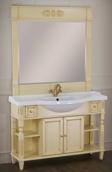 Тумба под раковину Migliore Kantri 120 26673 Бежевая