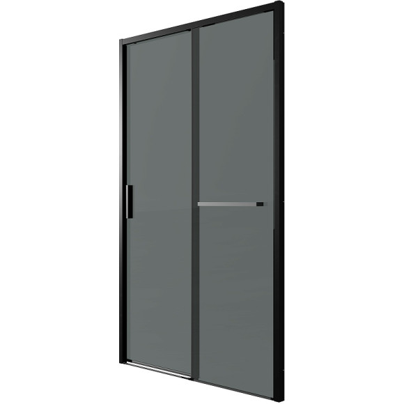 Душевая дверь Grossman Style 130 100.K33.05.130.21.10 профиль Черный матовый стекло тонированное