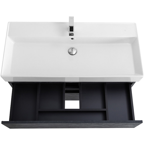 Тумба под раковину Cezares Molveno 46 100 MOLVENO 46-100-2C-SO-ANTR подвесная Antracite