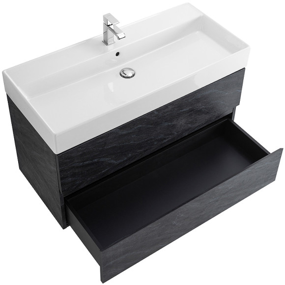 Тумба под раковину Cezares Molveno 46 100 MOLVENO 46-100-2C-SO-ANTR подвесная Antracite
