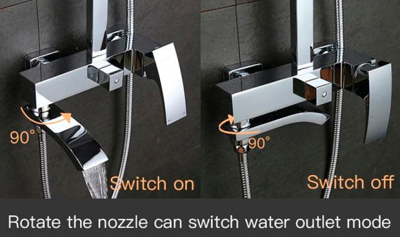 Душевая система Gappo G07 G2407-11 Хром