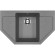 Кухонная мойка Ulgran Classic U-609-309 Темно-серая