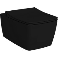 Унитаз Vitra Metropole Rim-Ex 7672B083-0101 подвесной Черный матовый без сиденья Унитаз Vitra Metropole Rim-Ex 7672B083-0101 подвесной Черный матовый без сиденья