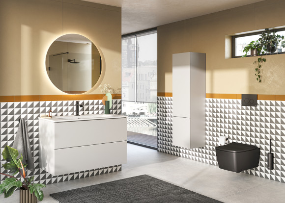 Унитаз Vitra Metropole Rim-Ex 7672B083-0101 подвесной Черный матовый без сиденья