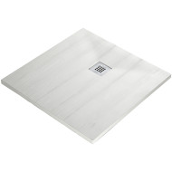 Душевой поддон из искусственного камня WasserKRAFT Aller 90x90 10T03 Слоновая кость матовая