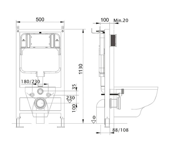 Комплект унитаза с инсталляцией Aquatek Set Aquatek Либра с сиденьем Микролифт Комплект унитаза с инсталляцией Aquatek Set Aquatek Либра с сиденьем Микролифт
