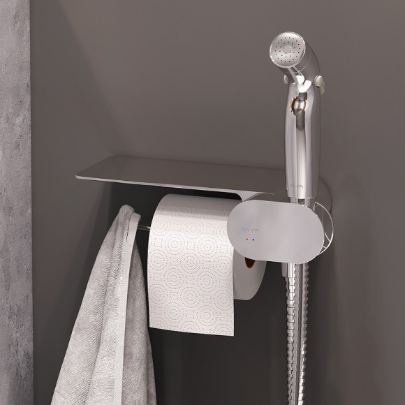 Унитаз AM.PM Spirit V2.0 FlashClean CK70H1003W подвесной с гигиеническим душем и ершиком с сиденьем Микролифт Унитаз AM.PM Spirit V2.0 FlashClean CK70H1003W подвесной с гигиеническим душем и ершиком с сиденьем Микролифт