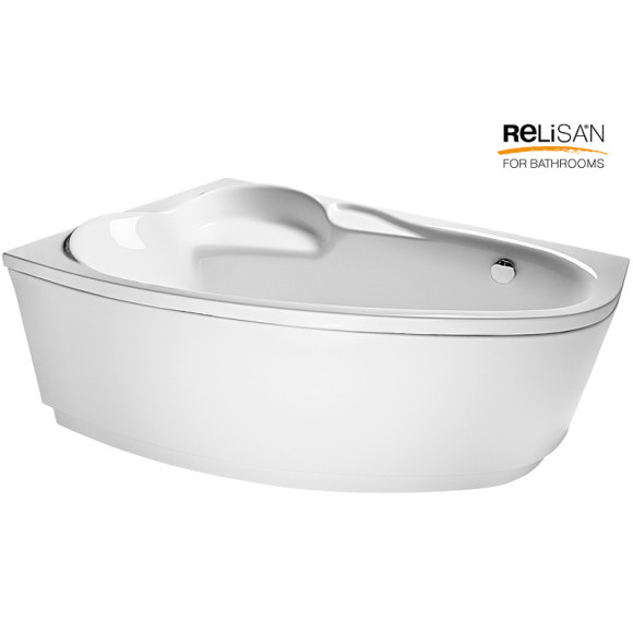 Акриловая ванна Relisan Ariadna 150x100 L Гл000000533 без гидромассажа Акриловая ванна Relisan Ariadna 150x100 L Гл000000533 без гидромассажа