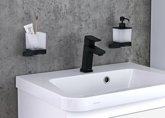 Смеситель для раковины Ravak 10° Free black-TD F 014.20 X070150 Черный матовый Смеситель для раковины Ravak 10° Free black-TD F 014.20 X070150 Черный матовый