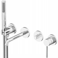 Смеситель для ванны Gattoni Circle Two 9105/91BO Белый матовый