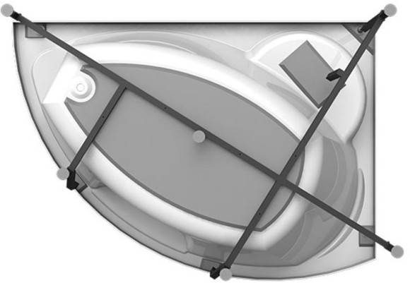 Акриловая ванна Radomir Vannesa Алари 168x120 L 2-01-0-1-1-218 Белая без гидромассажа Акриловая ванна Radomir Vannesa Алари 168x120 L 2-01-0-1-1-218 Белая без гидромассажа