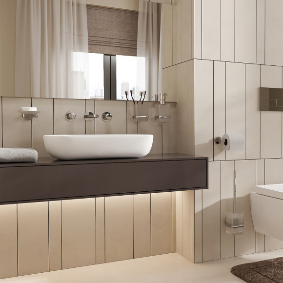 Ершик для унитаза WasserKRAFT Mosel K-46627 Хром