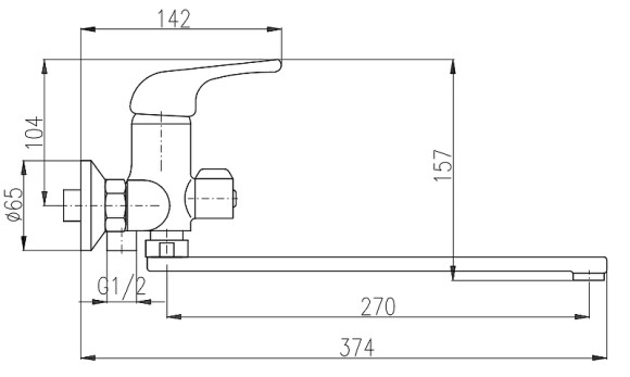 Смеситель для ванны Rav Slezak Sazava SA053.5/1 универсальный Хром