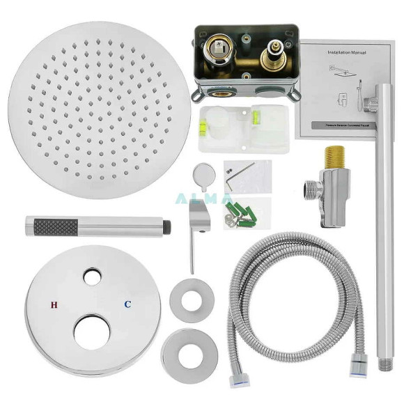 Душевая система ALMAes Sakari TVZ-0891 Хром Душевая система ALMAes Sakari TVZ-0891 Хром