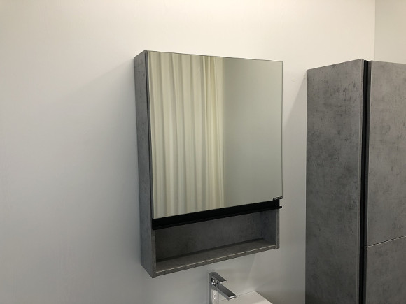 Зеркальный шкаф Comforty Эдинбург 60 00-00002043 Бетон светлый Зеркальный шкаф Comforty Эдинбург 60 00-00002043 Бетон светлый