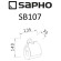 Держатель туалетной бумаги Sapho Samba SB107 с крышкой Хром