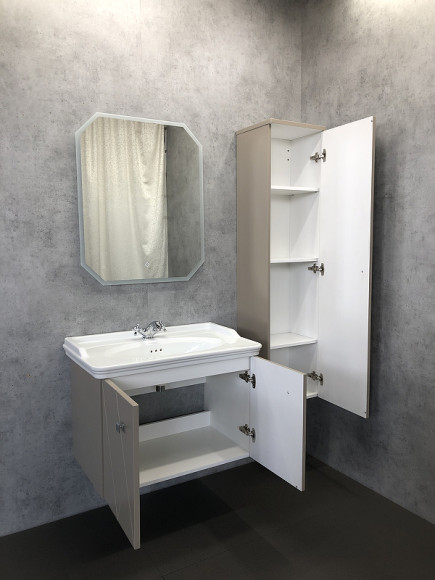 Шкаф пенал Comforty Кремона 40 00-00001219 подвесной Латте Шкаф пенал Comforty Кремона 40 00-00001219 подвесной Латте